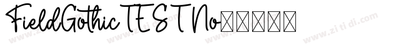 FieldGothicTEST No3字体转换